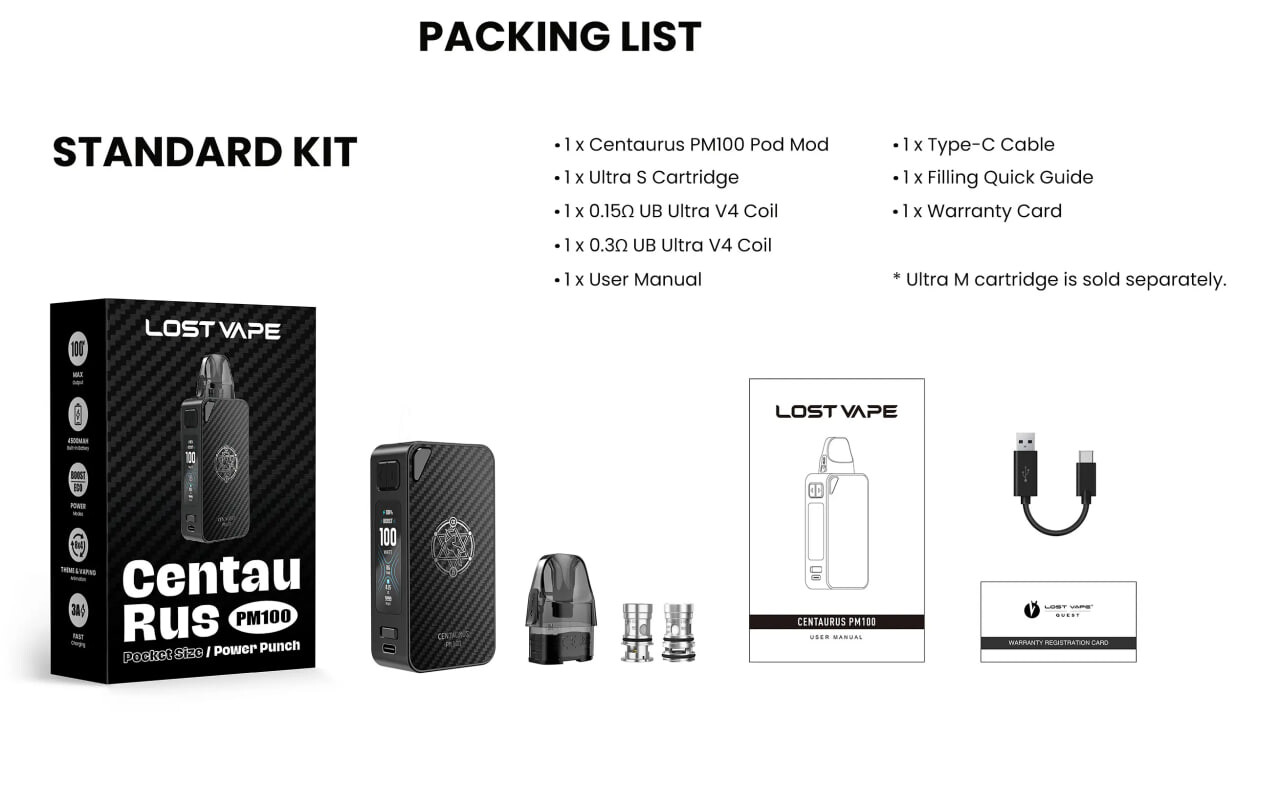 Кликните для увеличения изображения Lost Vape Centaurus PM100, изображение 5