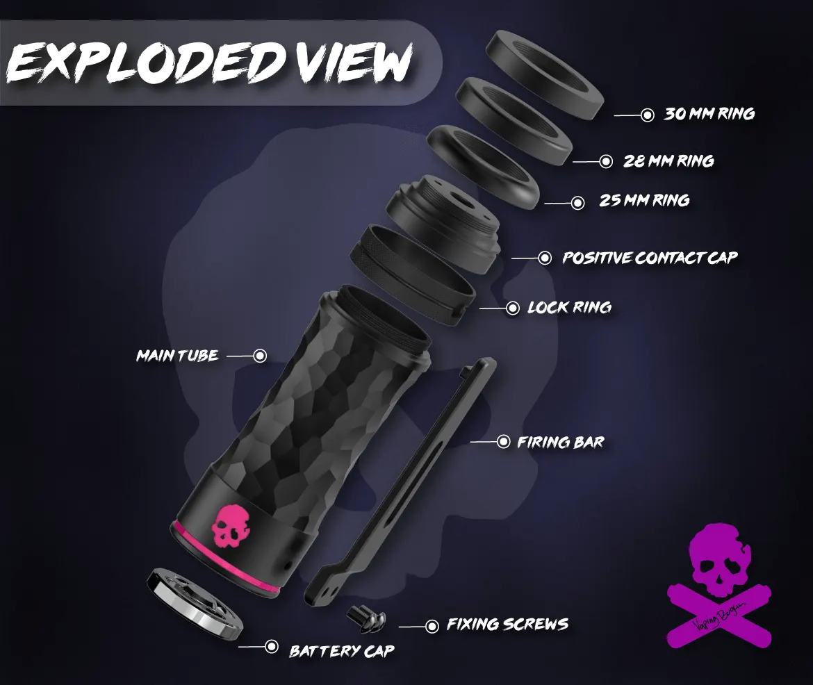 Кликните для увеличения изображения ThunderCloud Bonza Pro mech mod, изображение 2