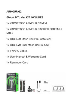Vaporesso Armour G2, изображение 2
