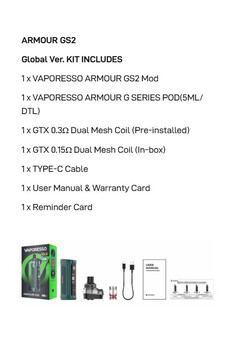 Vaporesso Armour G2S, изображение 2