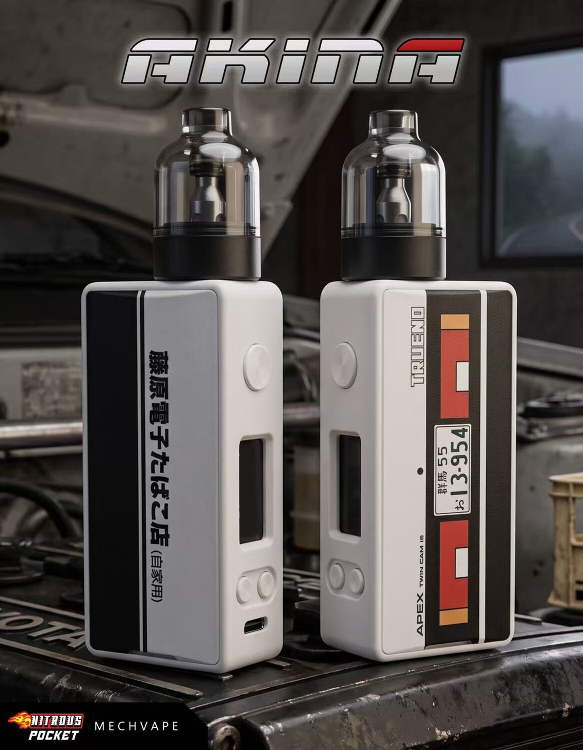Кликните для увеличения изображения MECHVAPE x NITROUS Pocket 80W Starter Kit, изображение 4